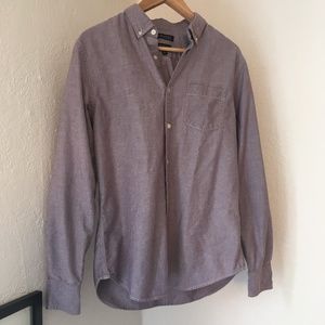 Banana Republic Purple Oxford Button-Down Shirt